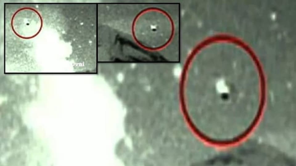 Ufo nad kráterem Popocatepetlu